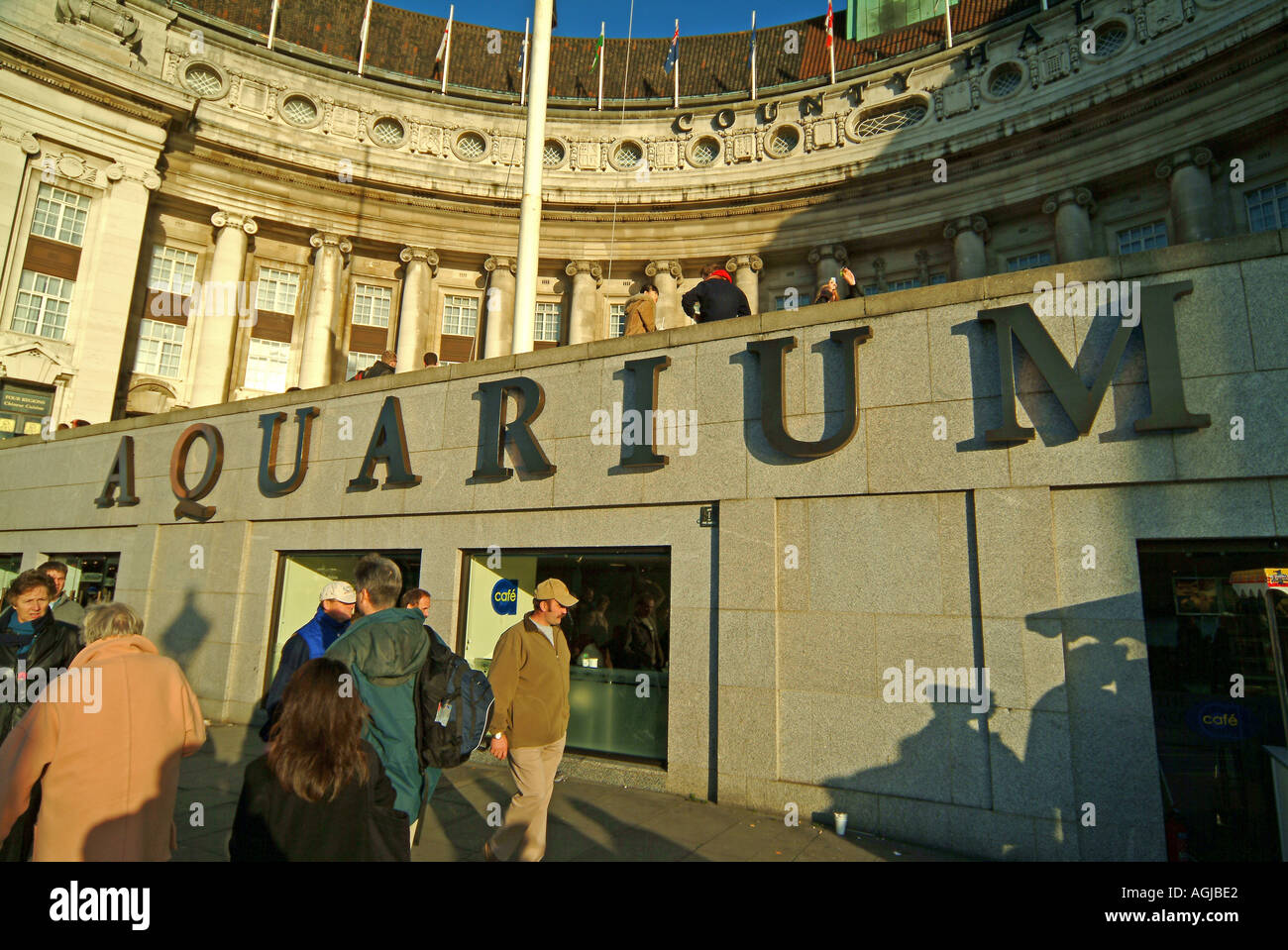 Museo e acquario a Londra Foto Stock