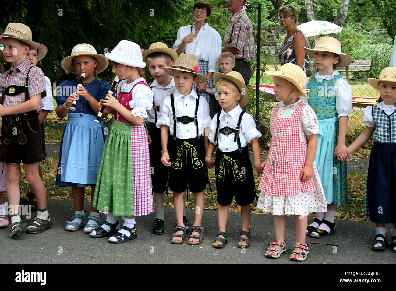 Scuola di musica per bambini Bad Toelz Baviera Germania Foto Stock
