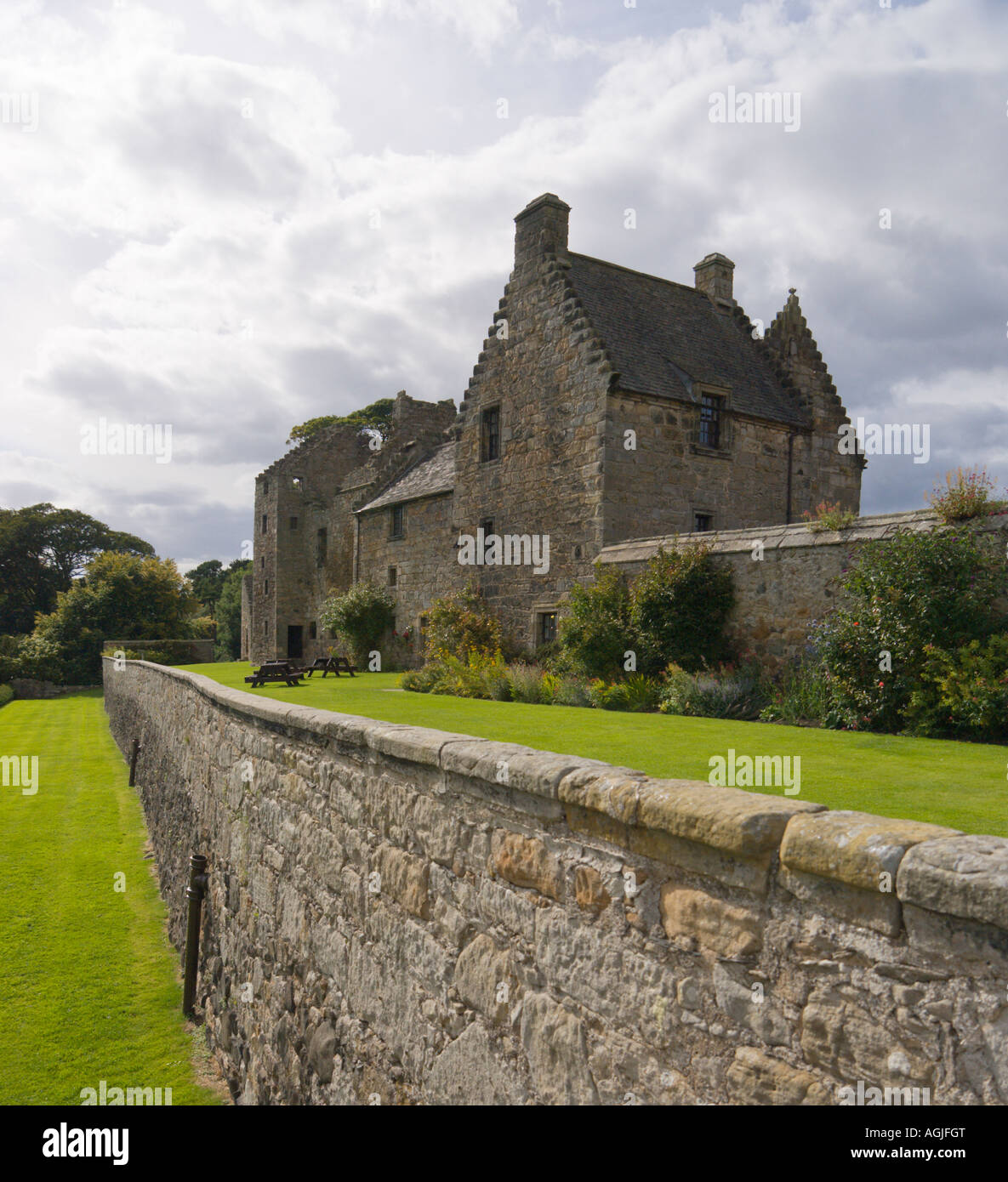 Castello di Aberdour Fife Scozia Scotland Foto Stock