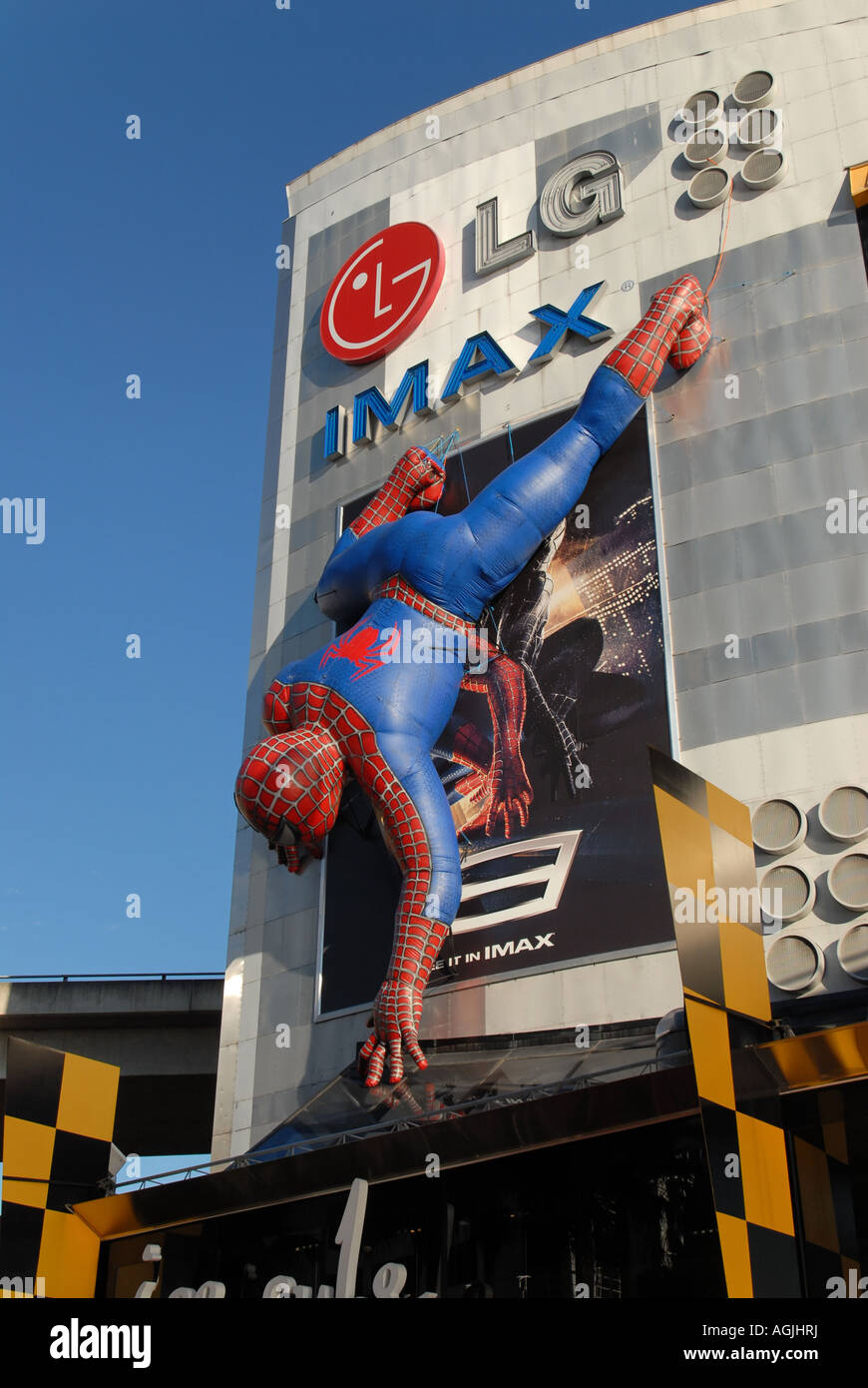 IMAX Spiderman Foto Stock