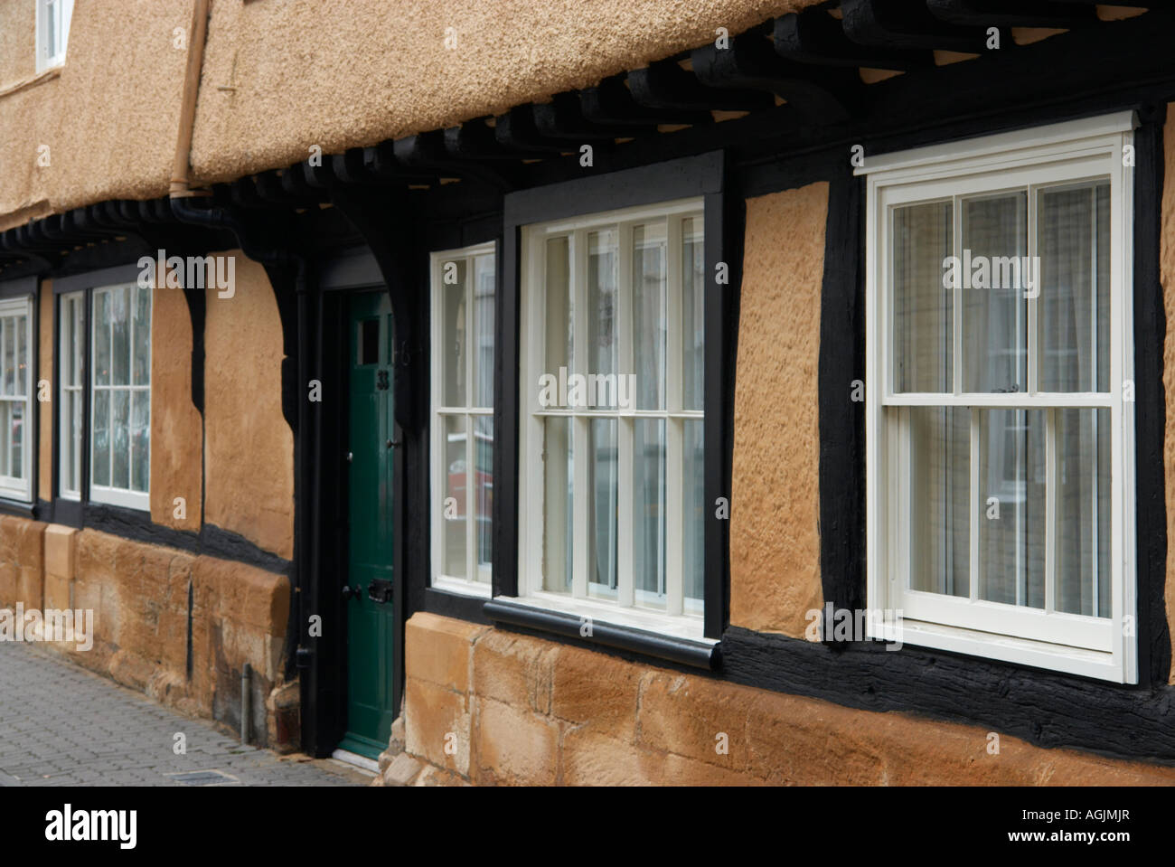 Casa quattrocentesca in Cirencester Gloucestershire in Inghilterra Foto Stock