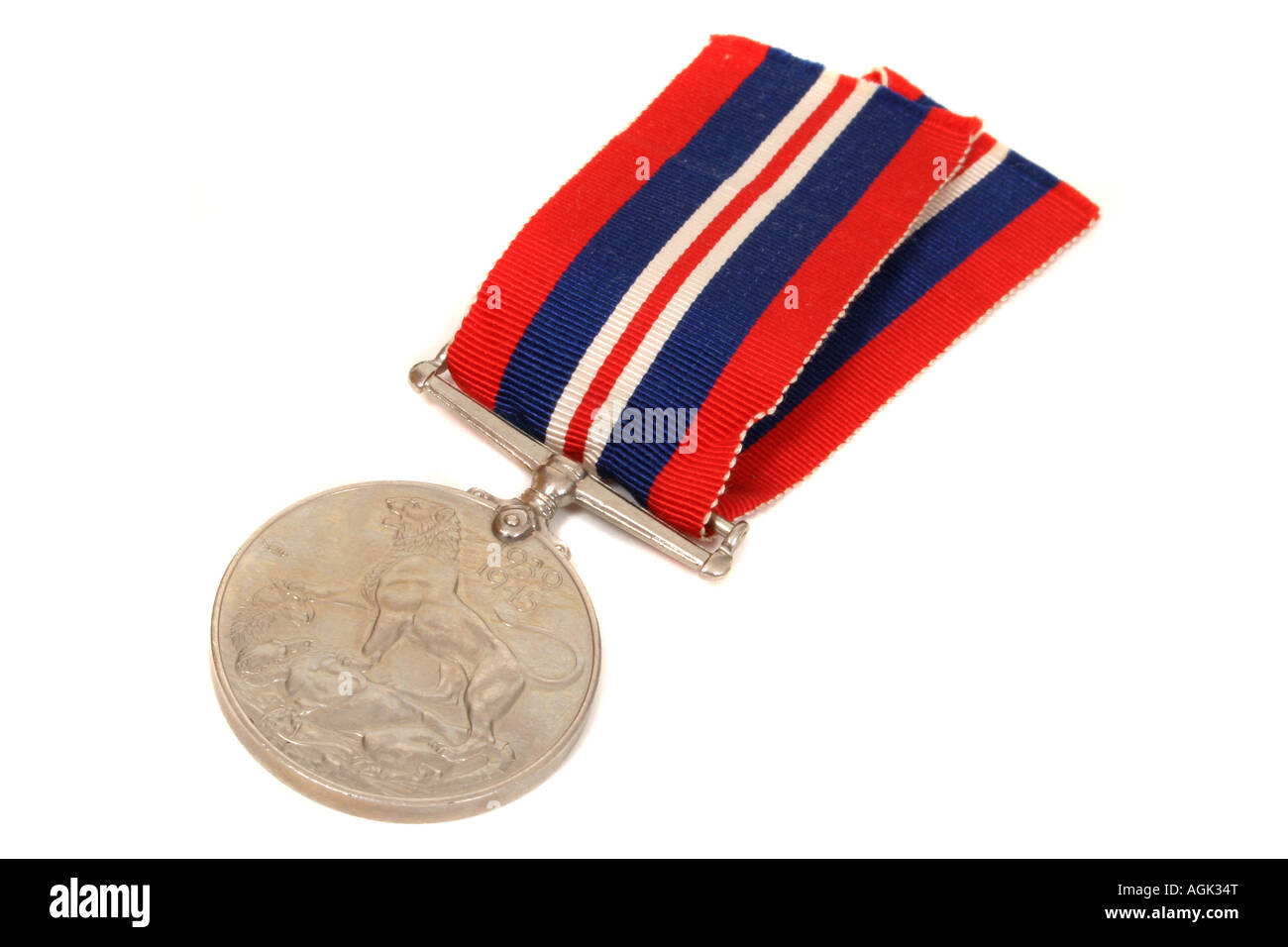 Un britannico Seconda Guerra Mondiale medaglia Foto Stock