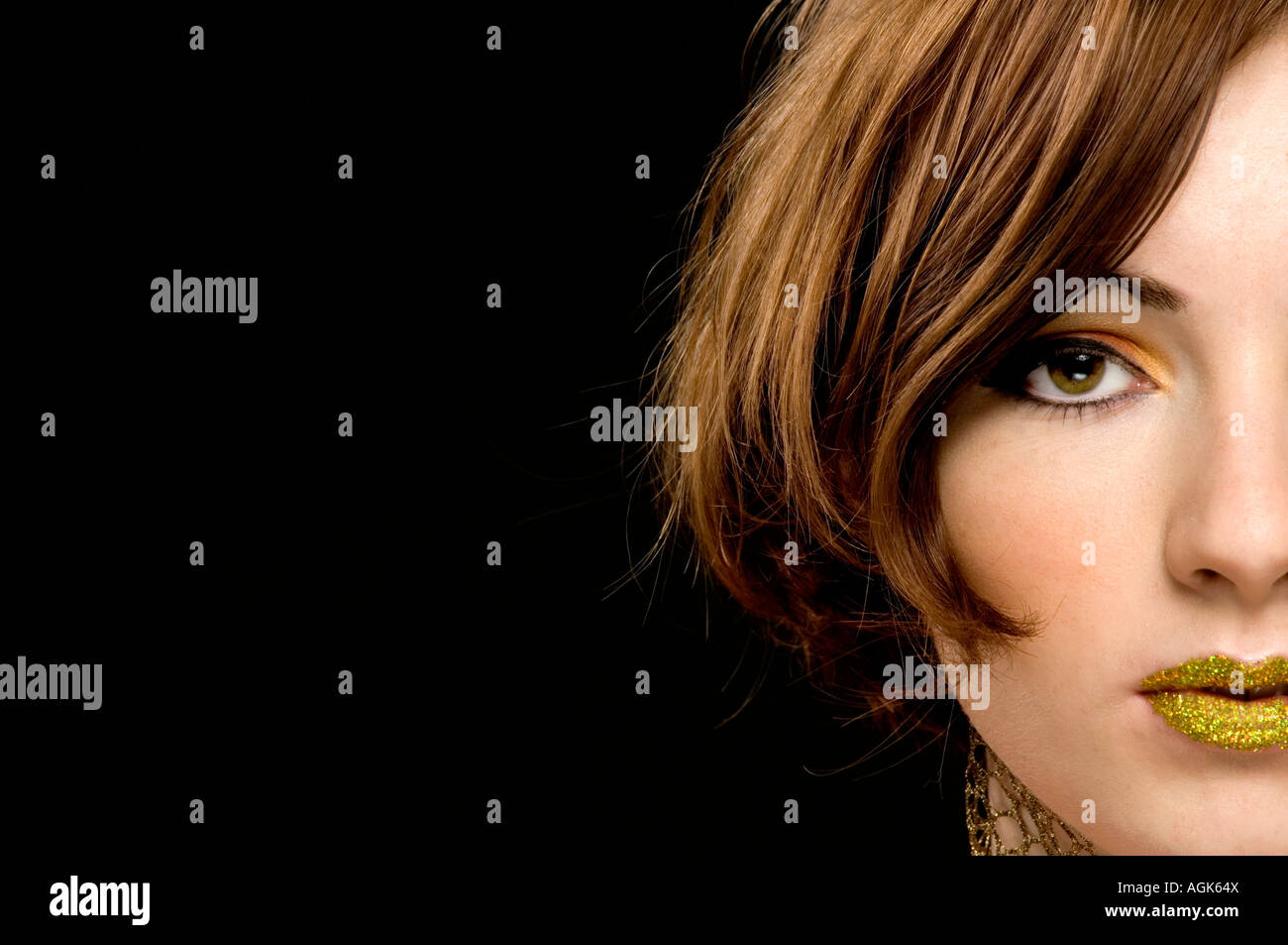 Faccia womans composta Foto Stock