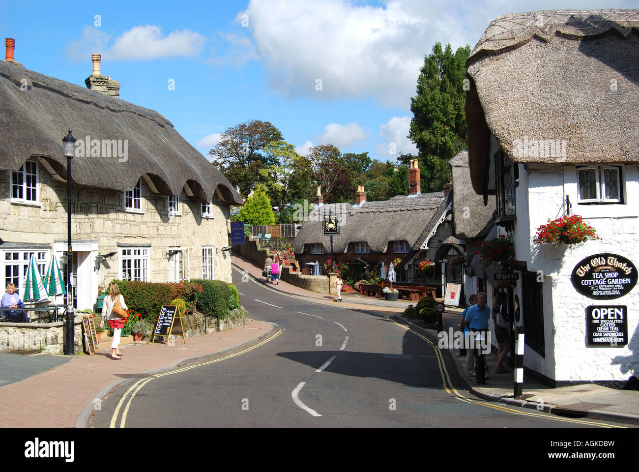 La Città Vecchia, Shanklin, Isle of Wight, England, Regno Unito Foto Stock