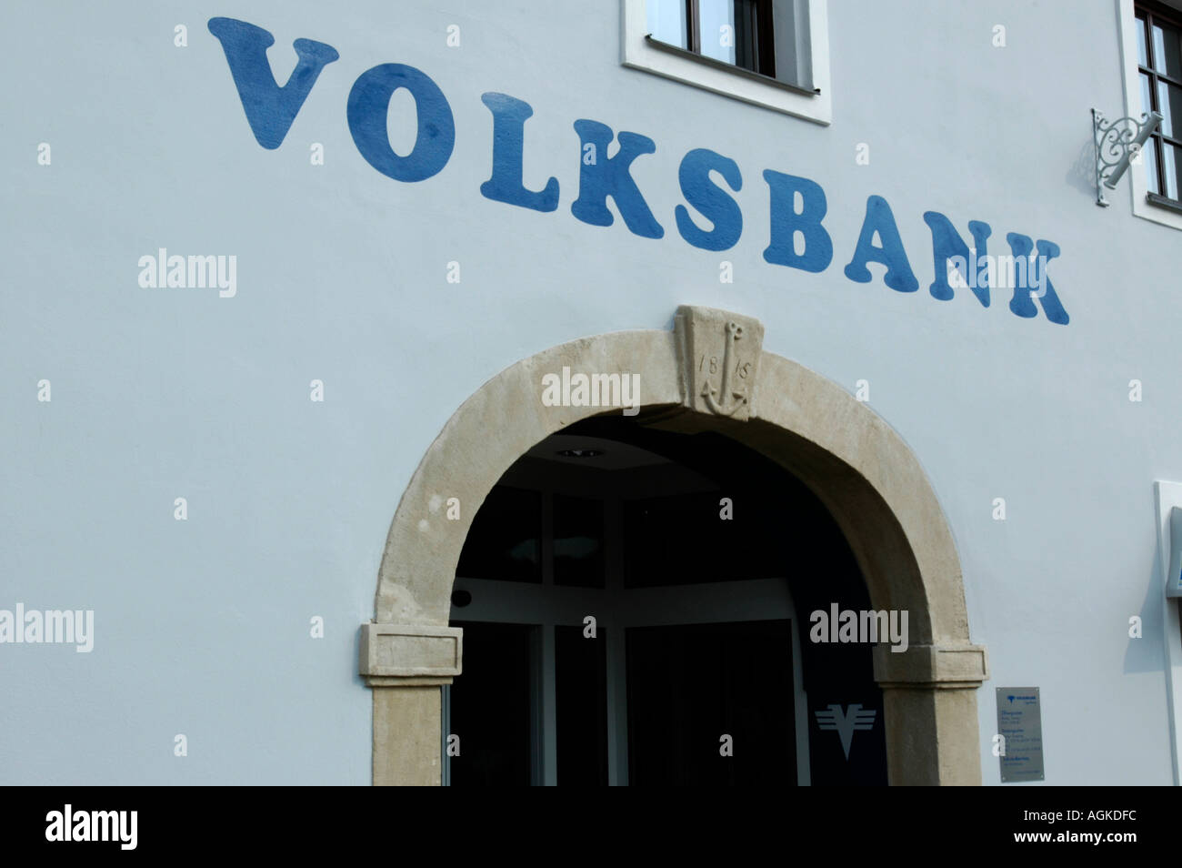 Volksbank Foto Stock