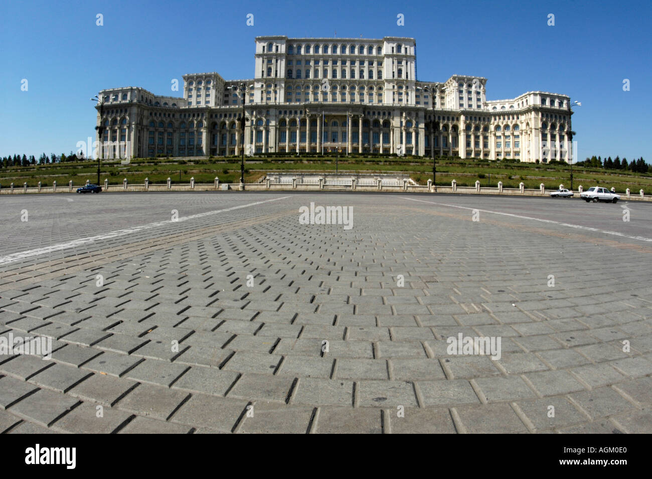 Bucuresti, il palazzo del parlamento, il museo casa poporului Foto Stock