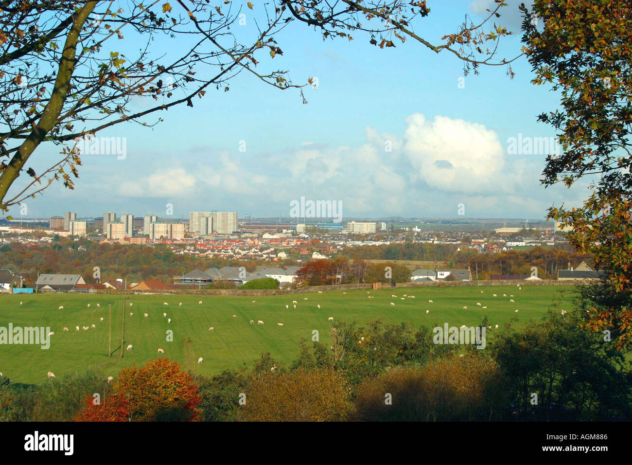 Motherwell Strathclyde Scozia centrale Foto Stock