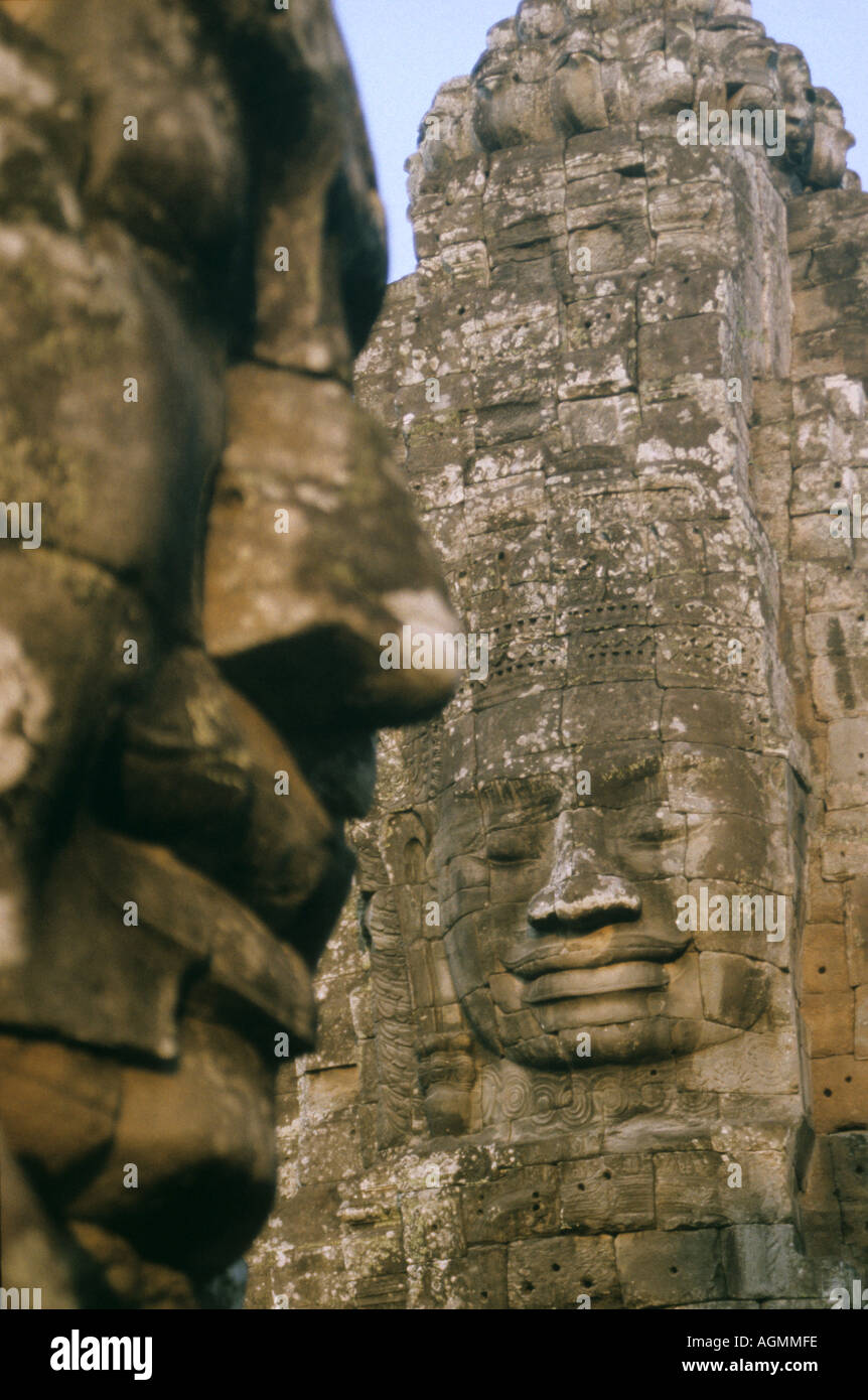 Bayon Angkor Wat, Cambogia Foto Stock