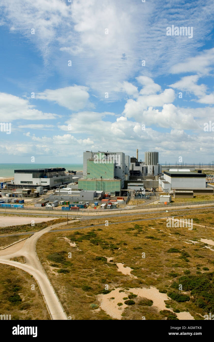 Dungeness centrale nucleare Kent England Gran Bretagna UK Europa UE Foto Stock