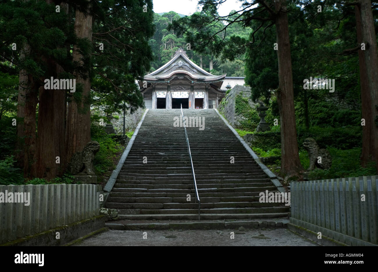 Jinjya Ougamiyama santuario Daisen Tottori Giappone Foto Stock
