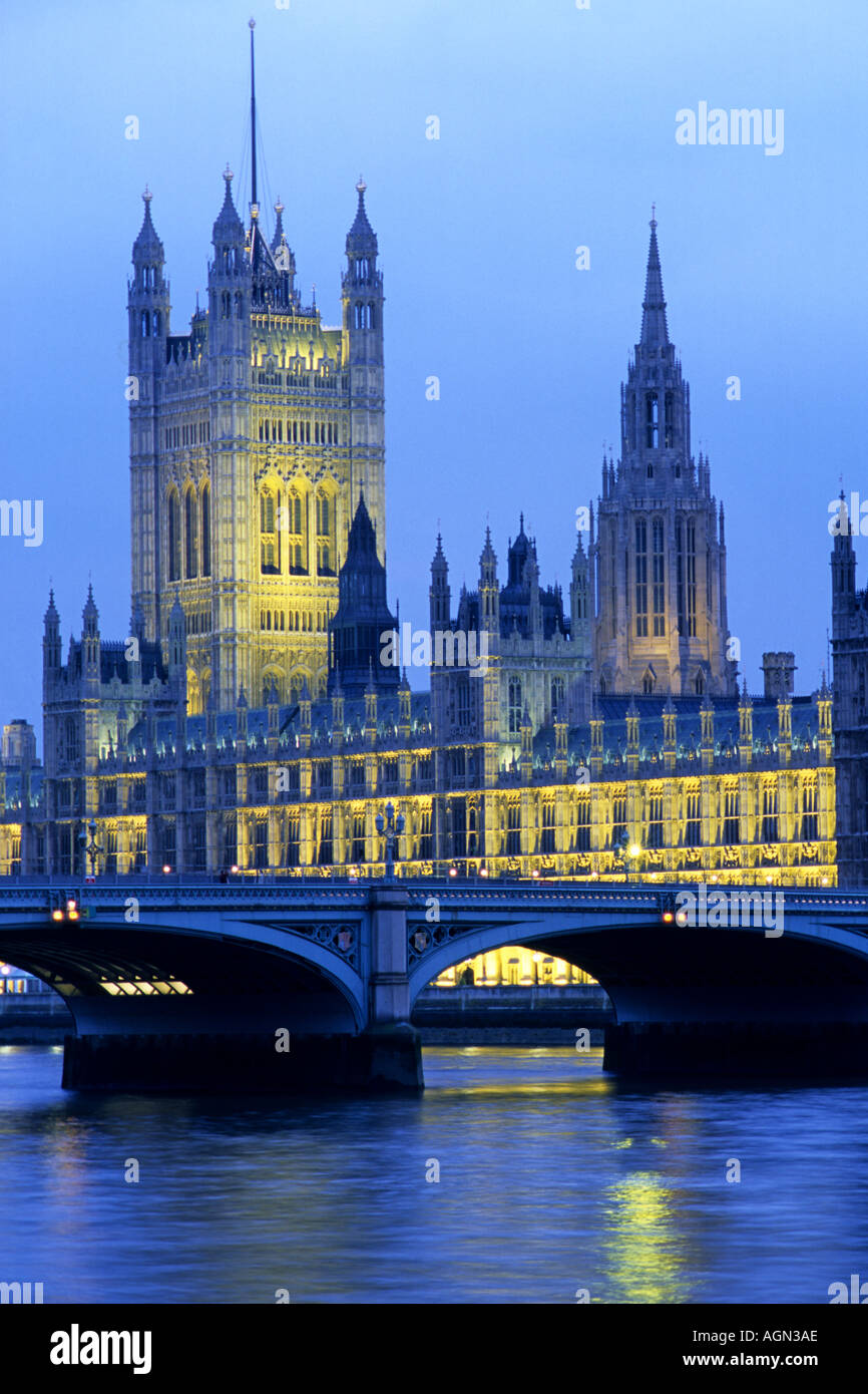 Regno Unito Inghilterra Londra Palazzo di Westminster Foto Stock