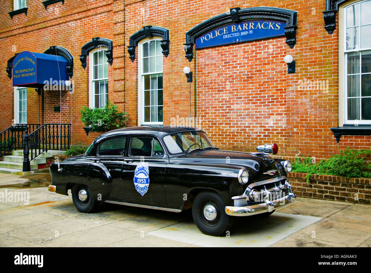 Auto della Polizia Savannah in Georgia Foto Stock