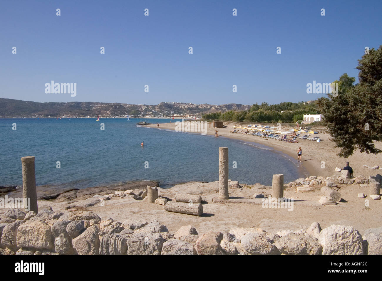 Dh Agois Stefanos Kamari Bay Grecia Kos St Stephens Chiesa