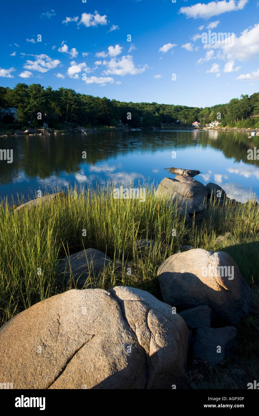 Goose Cove in Gloucester Massachusetts Foto Stock