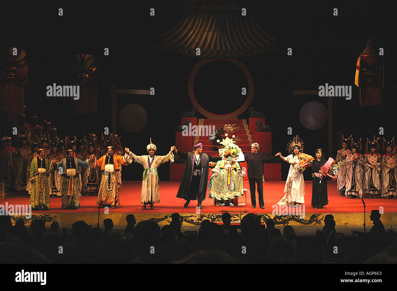 Prestazioni di Puccini Opera Turandot Beiteddine Festival Libano Foto Stock