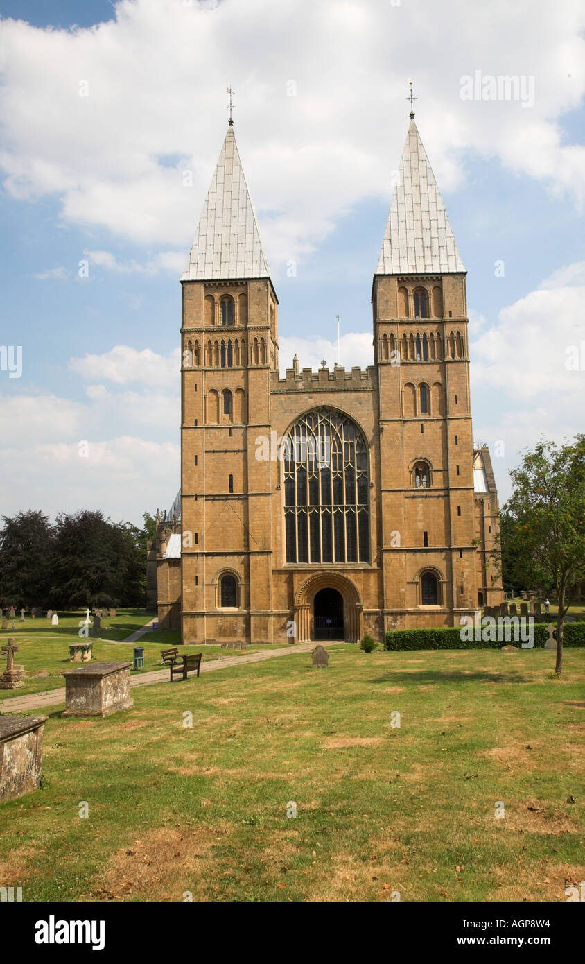 Southwell Minster, Nottinghamshire, Inghilterra Foto Stock