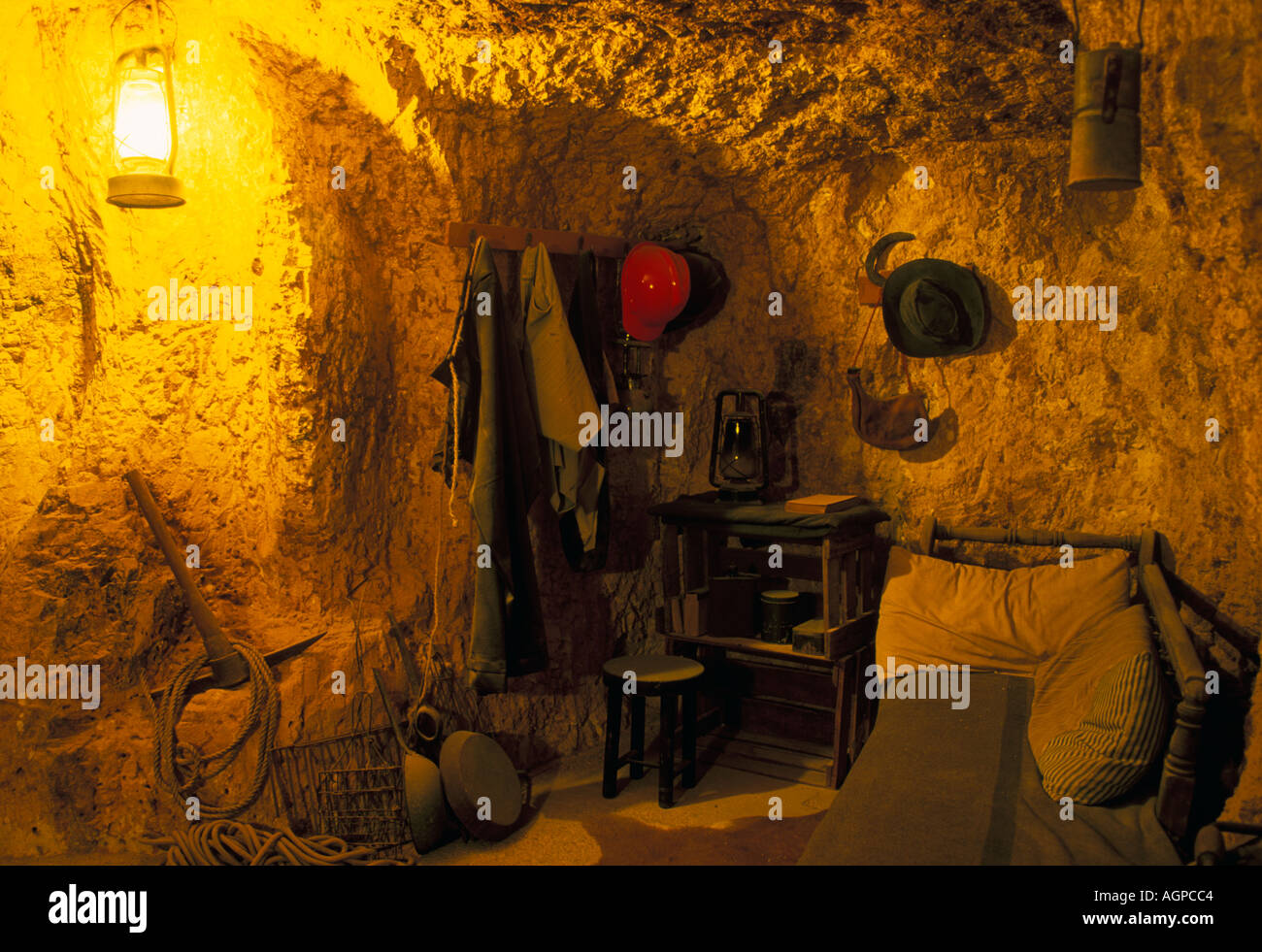 Australia Meridionale Coober Pedy Umoona Mining Museum Foto Stock
