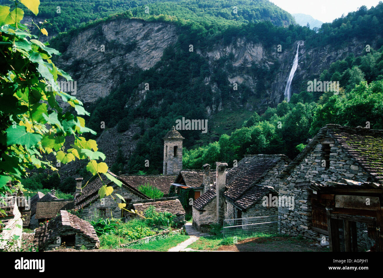 Foroglio / Val Bavona Foto Stock