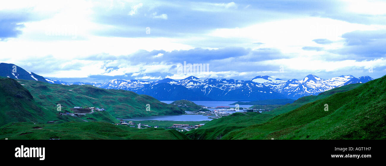 Nelle Isole Aleutine / Unalaska Foto Stock
