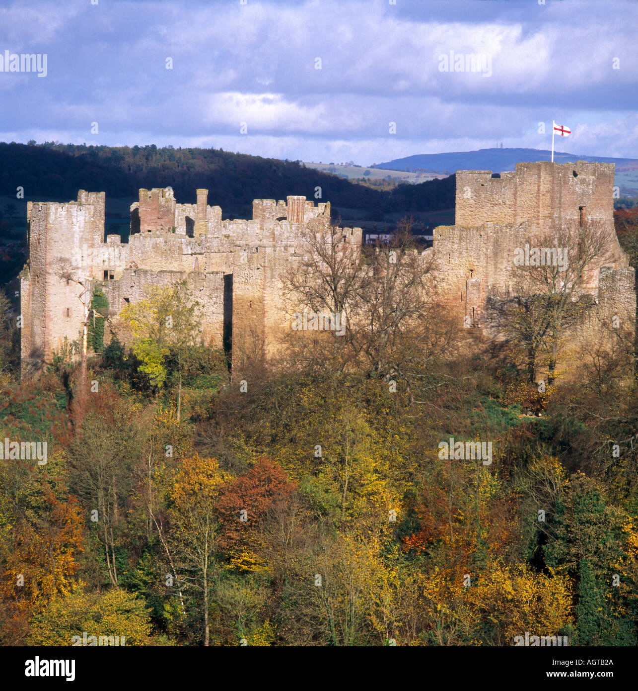 Castello di Ludlow Shropshire Inghilterra Foto Stock