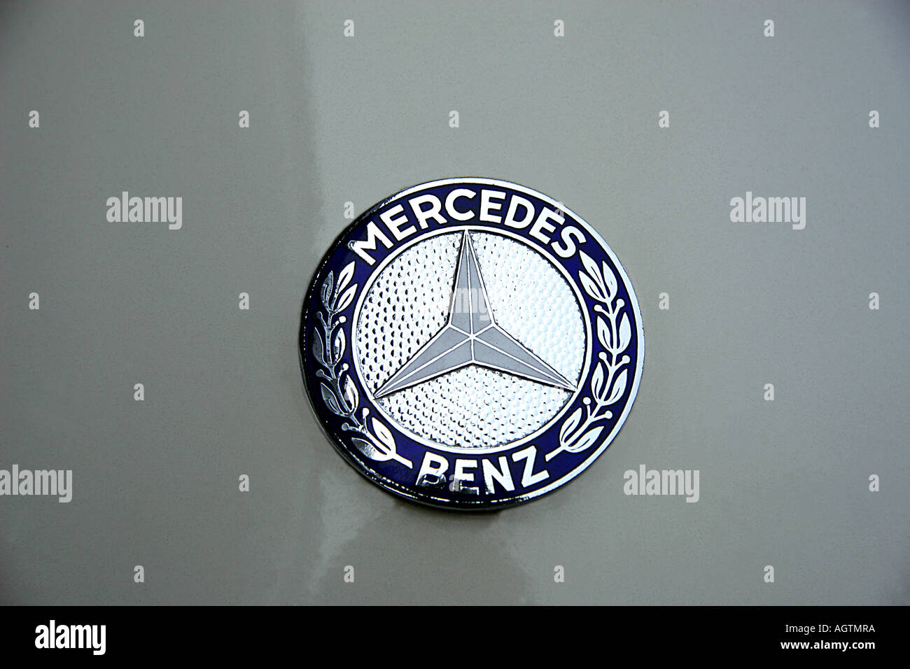 SSK79671 Auto d'epoca, emblema della Mercedes Benz Foto Stock