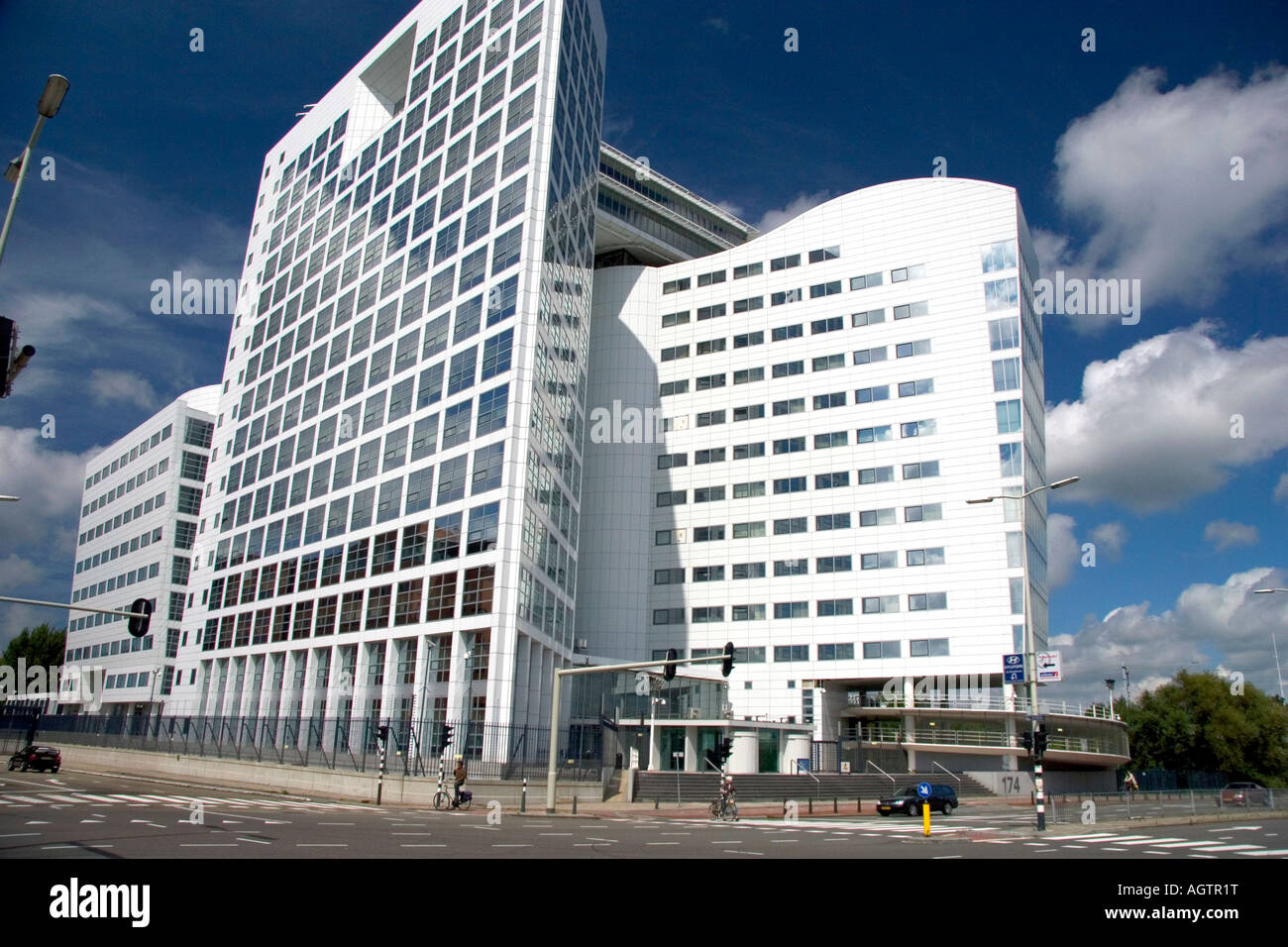 La Corte Penale Internazionale edificio a La Hague nella provincia di South Holland Olanda Foto Stock