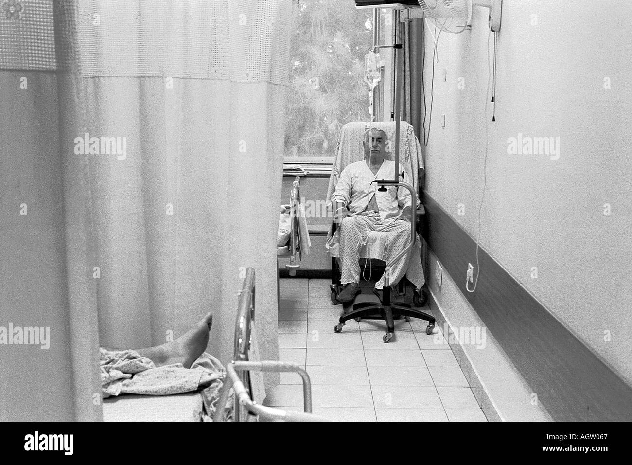 Sala di emergenza Bikur Holim hospital Gerusalemme Israele Foto Stock