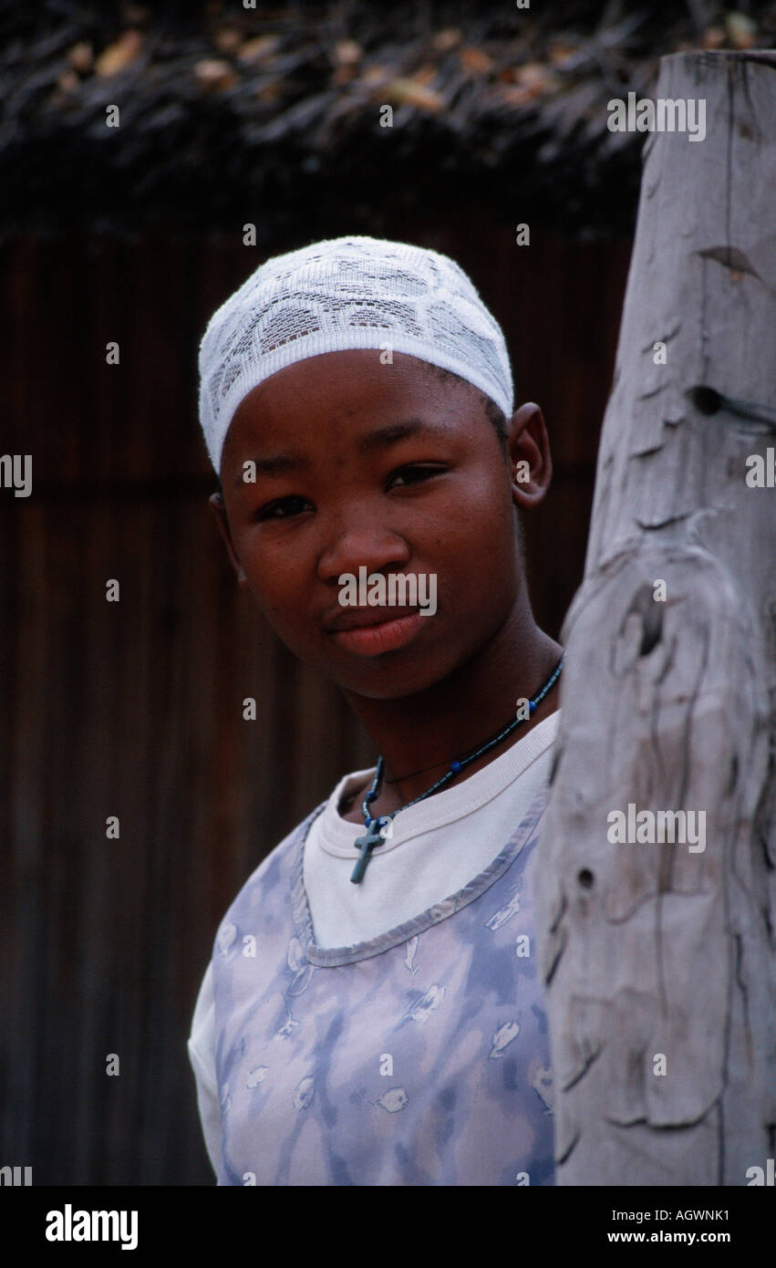 Ovambo ragazza / Ovambo-Maedchen Foto Stock