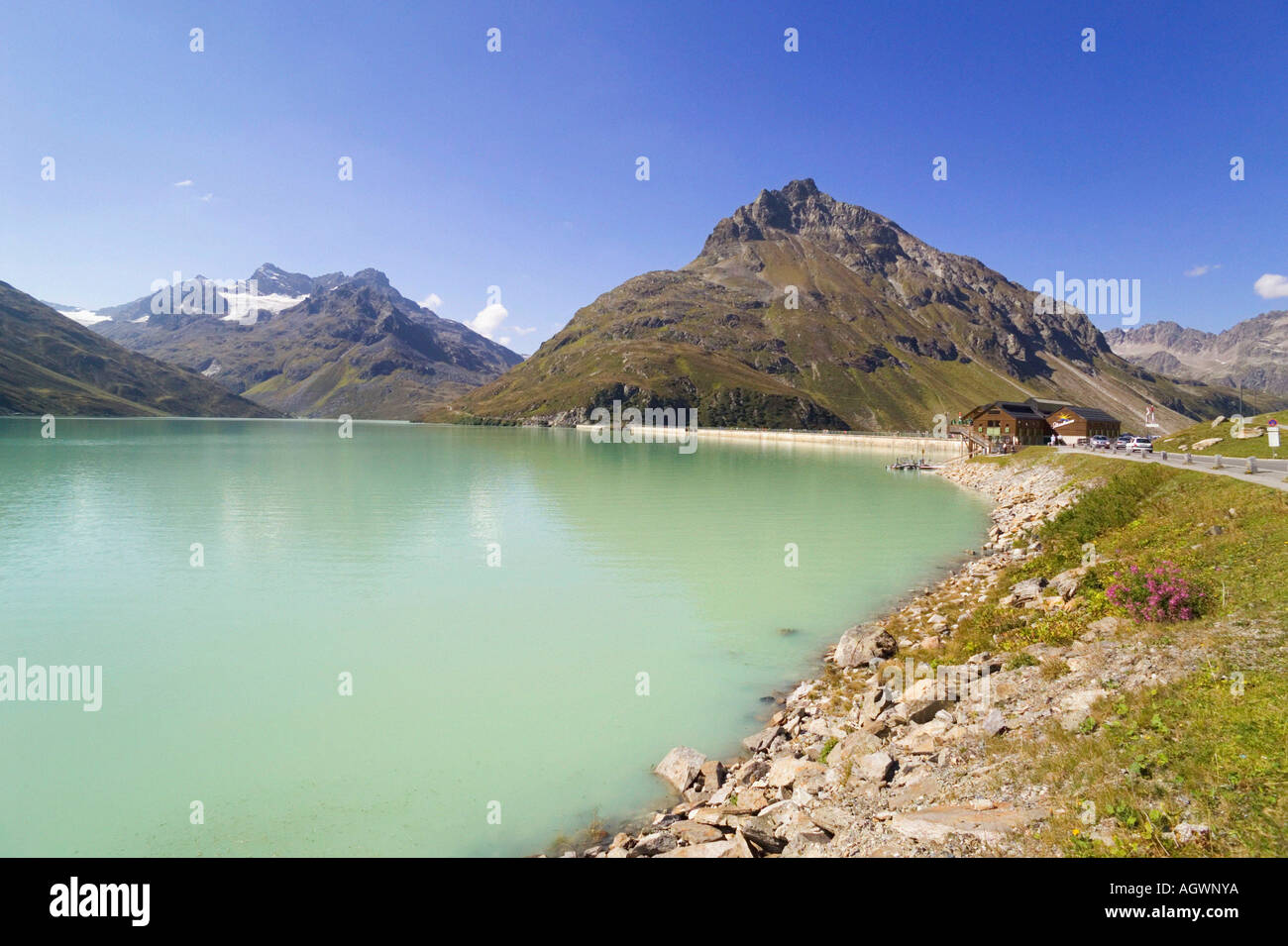 Silvretta serbatoio Foto Stock