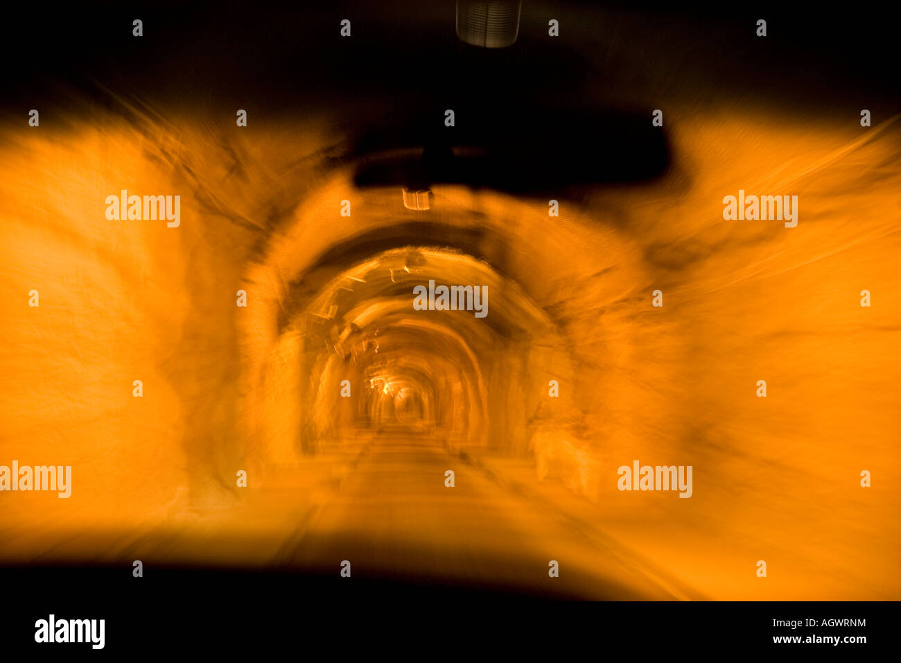 Antichi tunnel sotto la città Foto Stock