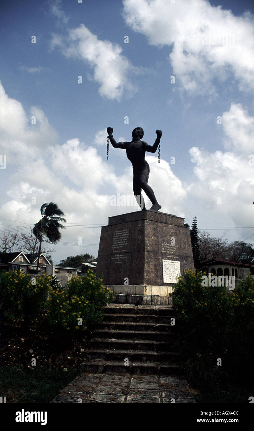 Bussa il schiavo liberato Barbados Foto Stock