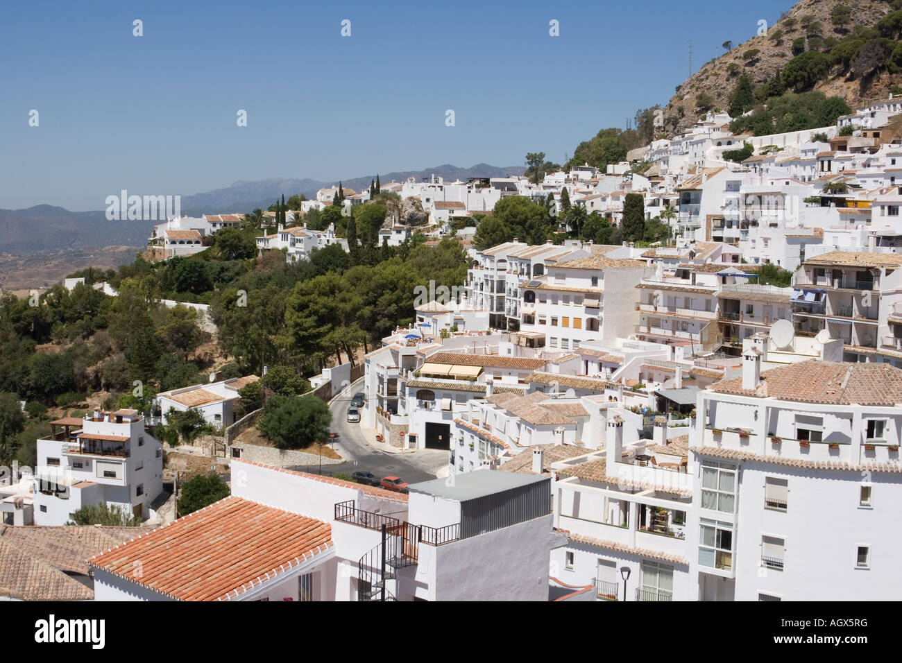 Il villaggio di Mijas Costa del Sol Malaga Provincia Spagna Foto Stock