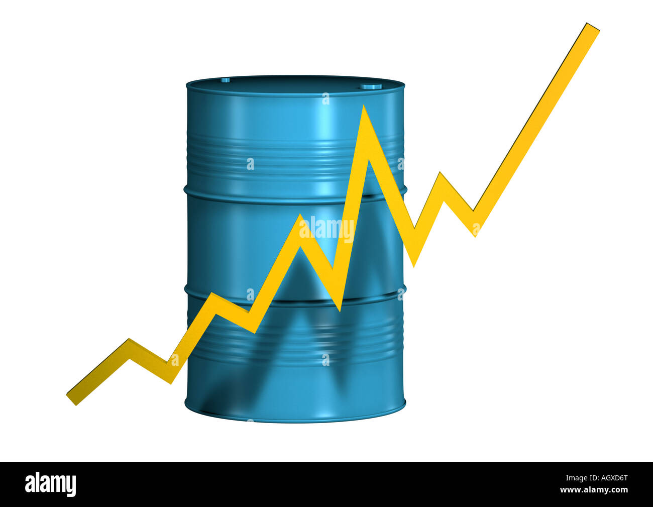 oildrum Oelfass Foto Stock