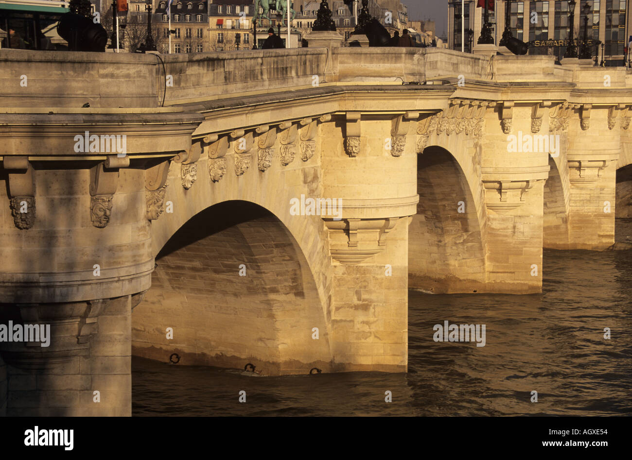 Pont Neuf, Parigi, Francia Foto Stock