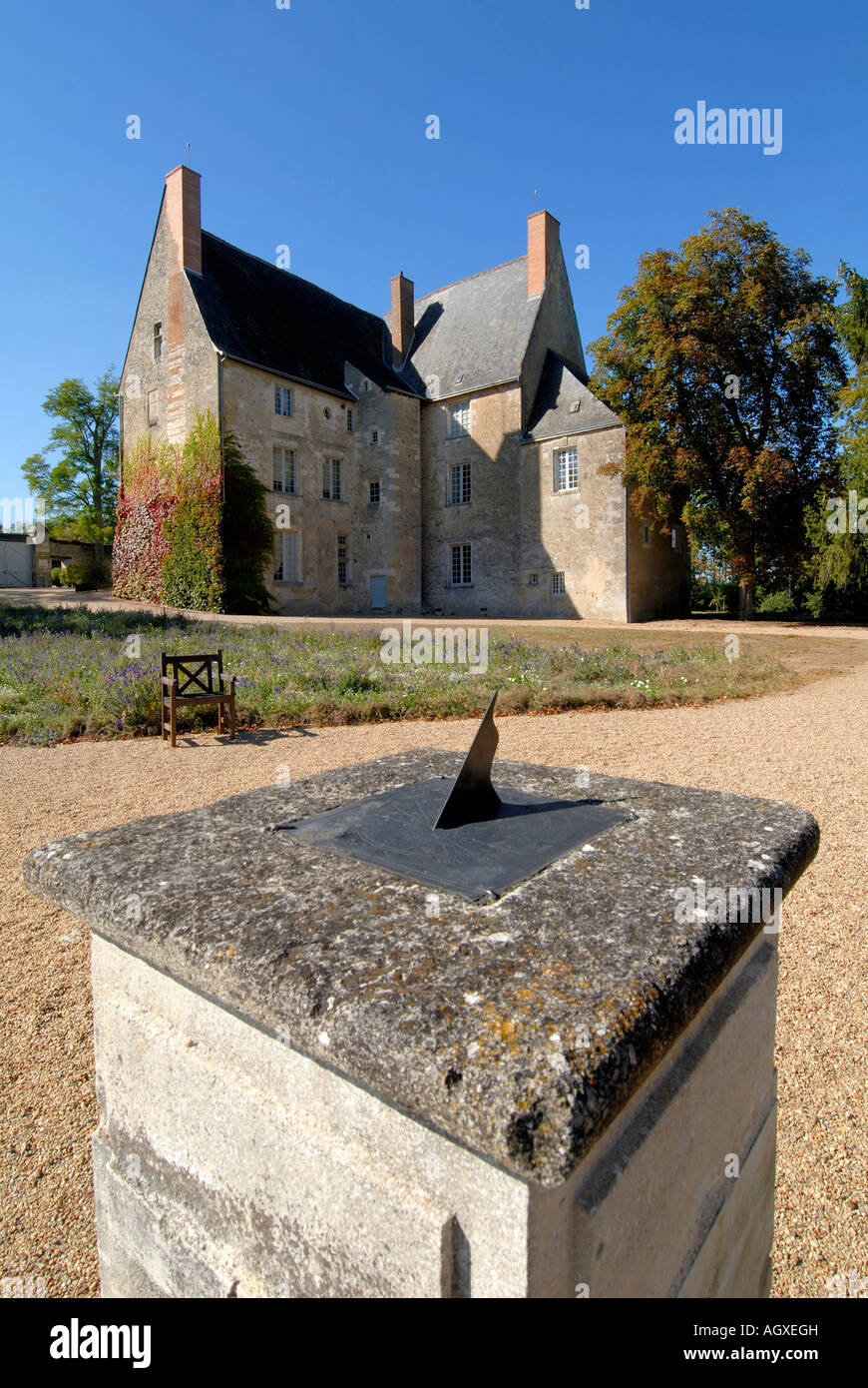 Chateau de Saché (Museo Balzac), Touraine, Francia. Foto Stock