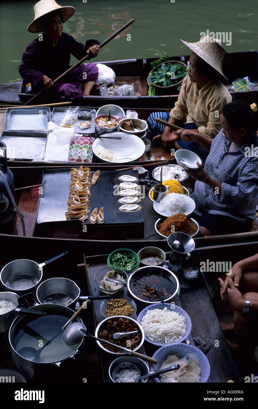 Damnoen Suduak mercato galleggiante Foto Stock