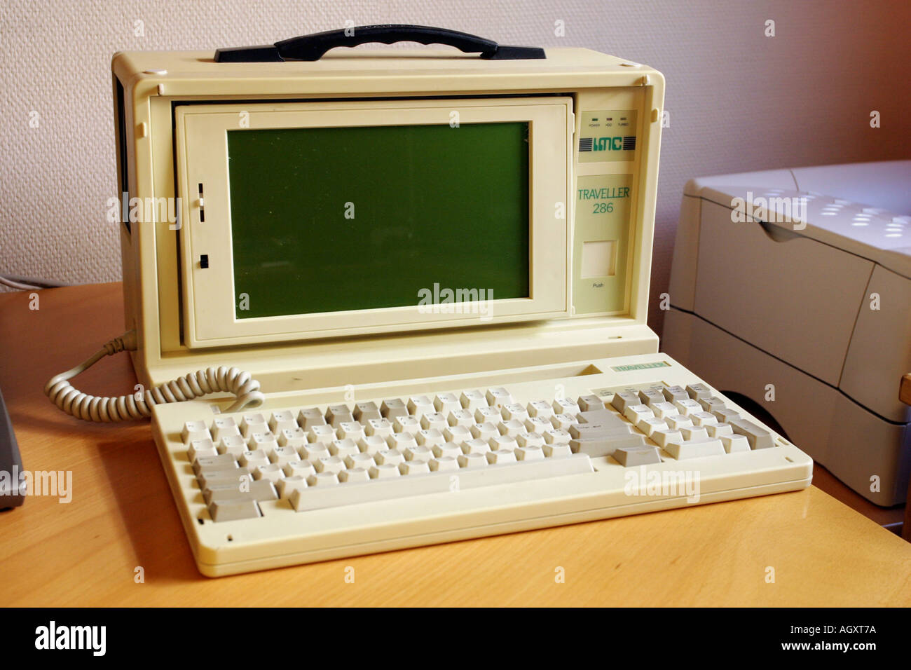 Il vecchio processore 286 laptop Foto Stock