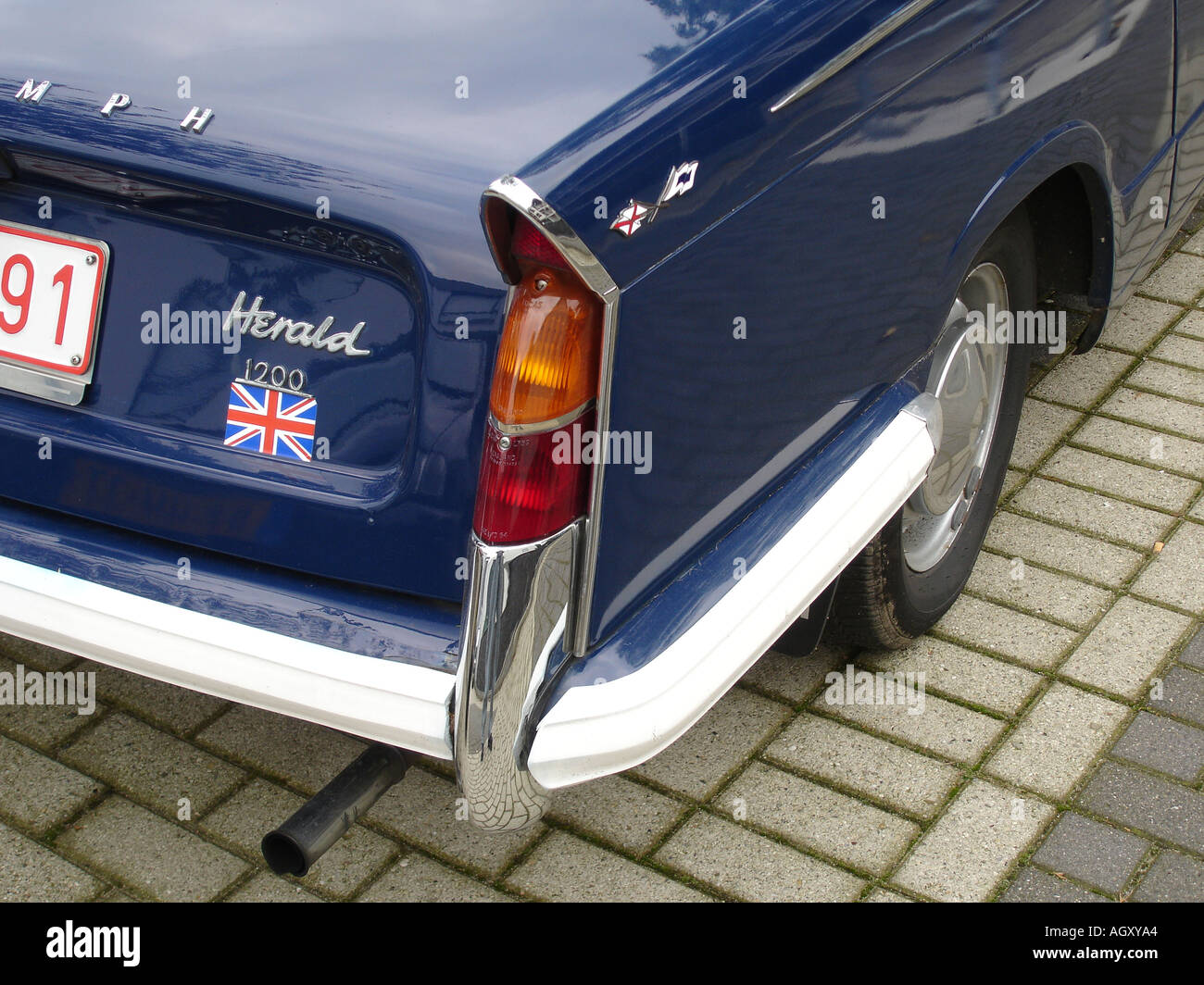 Luci posteriori di trionfo herald Foto Stock