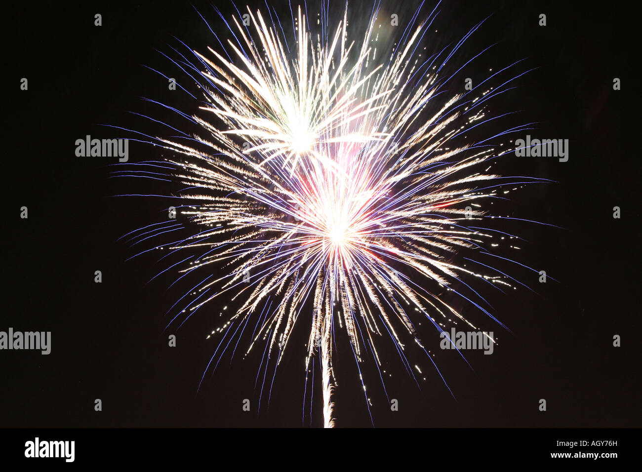 Fuochi d'artificio. Luglio 4th. Giorno di indipendenza Foto Stock