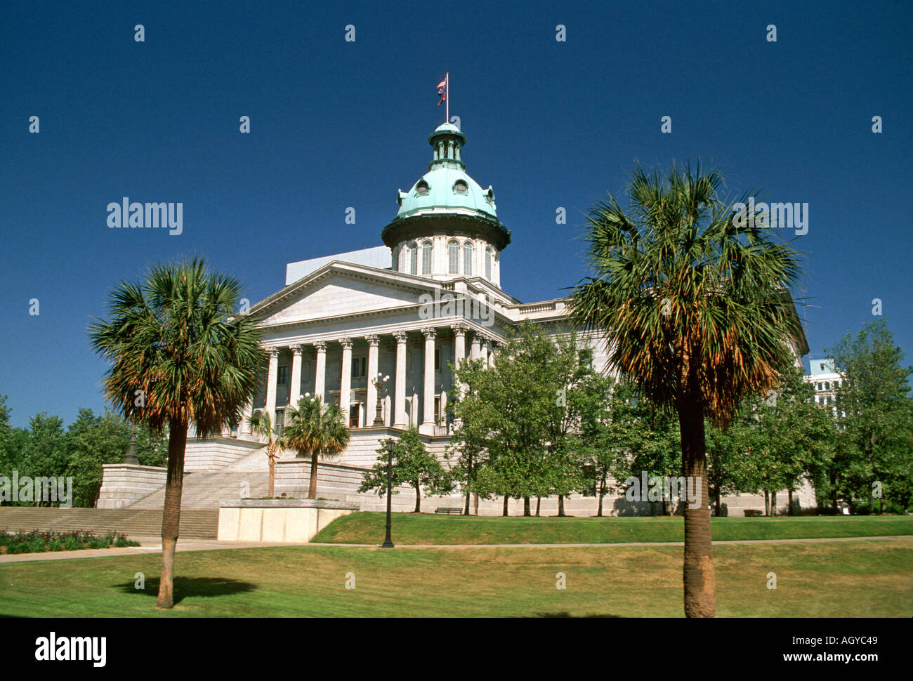 Columbia nella Carolina del Sud lo State Capitol Building Foto Stock