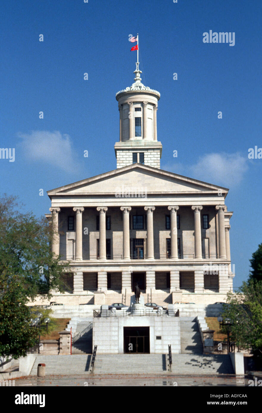 Il Nashville Tennessee State Capitol Building Foto Stock