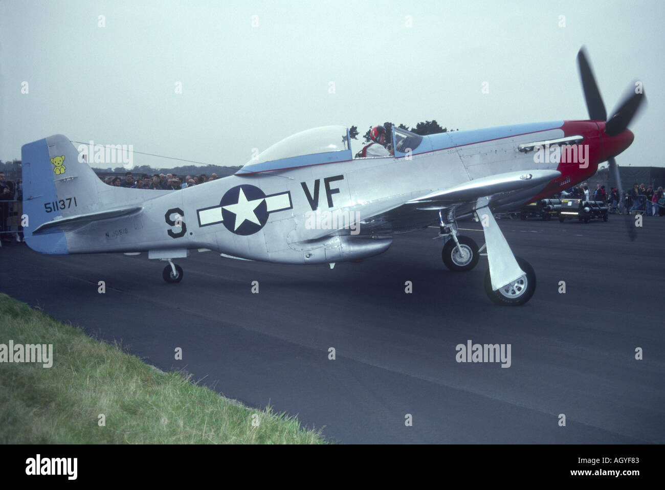 WW2 North American Aviation P Mustang esercito americano Air Force. GAV 2015-60 Foto Stock