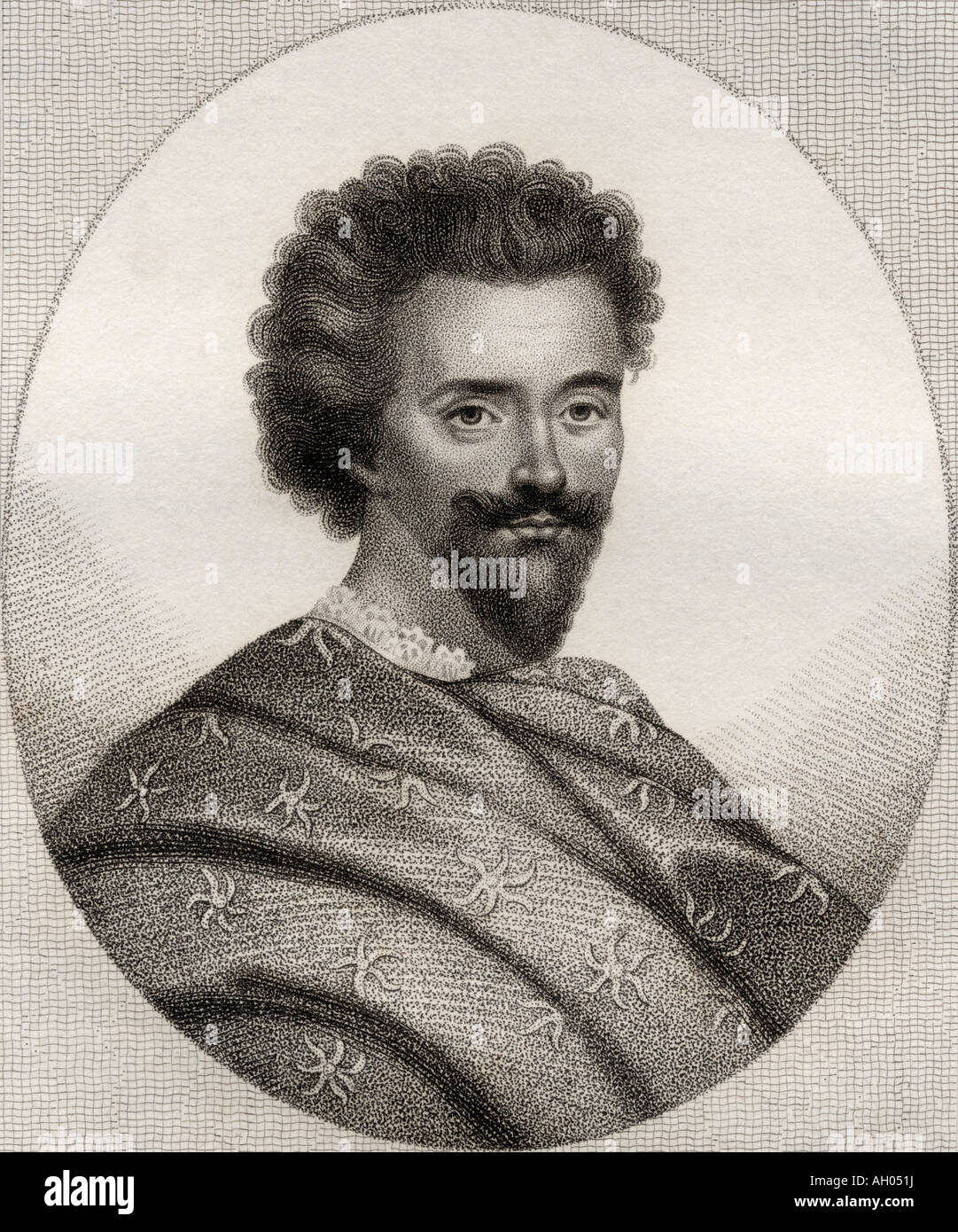 Edward Herbert, primo barone Herbert di Cherbury (o Chirbury), 1582–1648. Soldato anglo-gallese, diplomatico, storico, poeta e filosofo religioso. Foto Stock