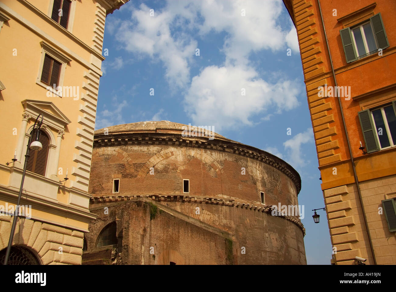 Roma Italia il famoso Pantheon il tempio di tutti gli dei Foto Stock