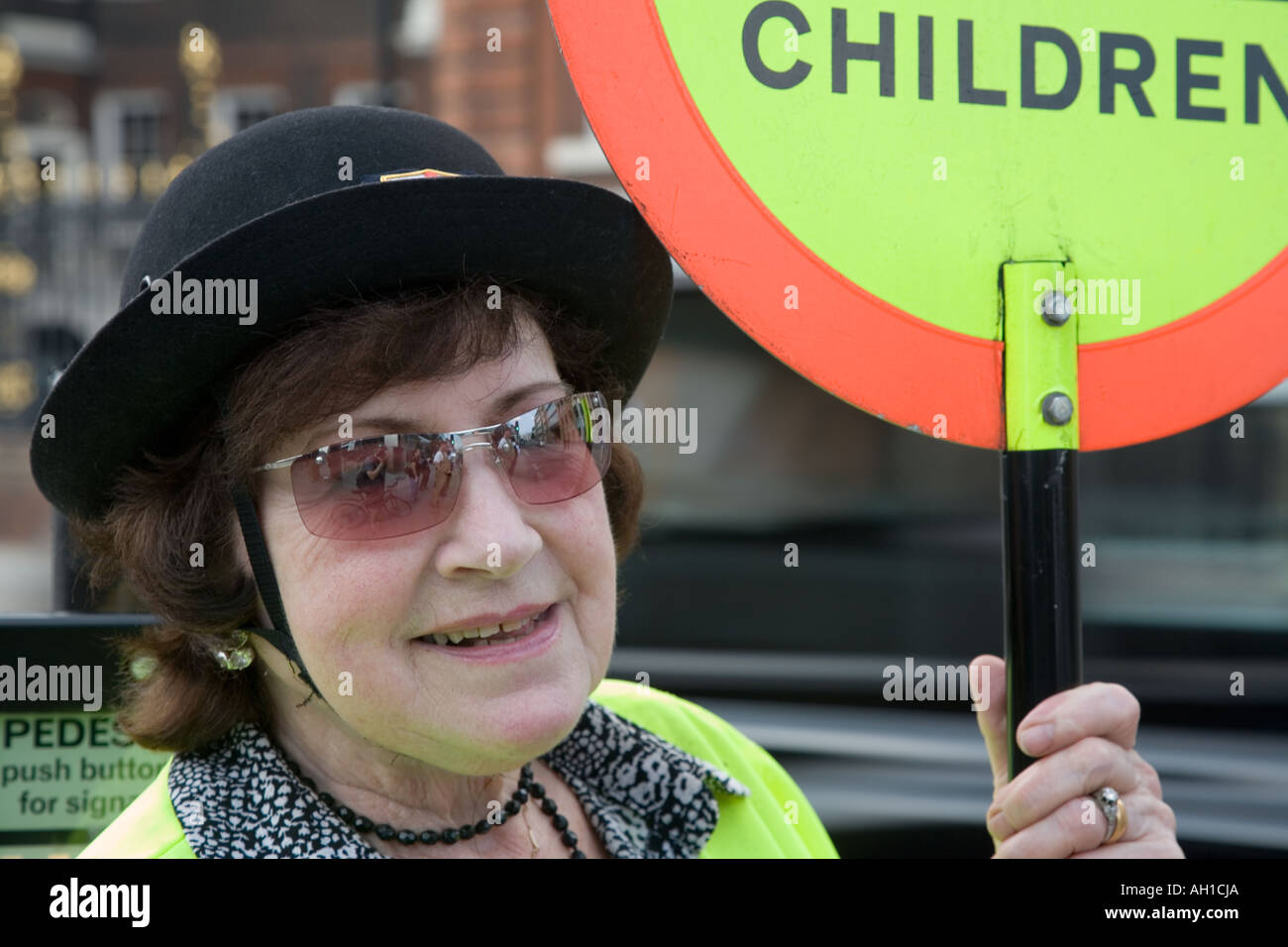 Lolipop Lady London REGNO UNITO Foto Stock