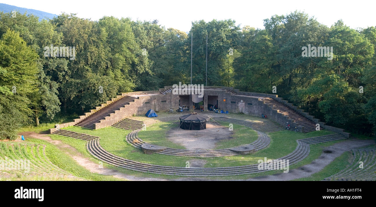 Anfiteatro Thingstatte Heidelberg Germania Foto Stock