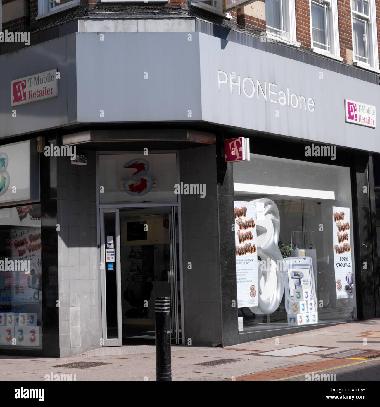 Solo telefono Mobile Phone Shop in Sutton Surrey in Inghilterra Foto Stock