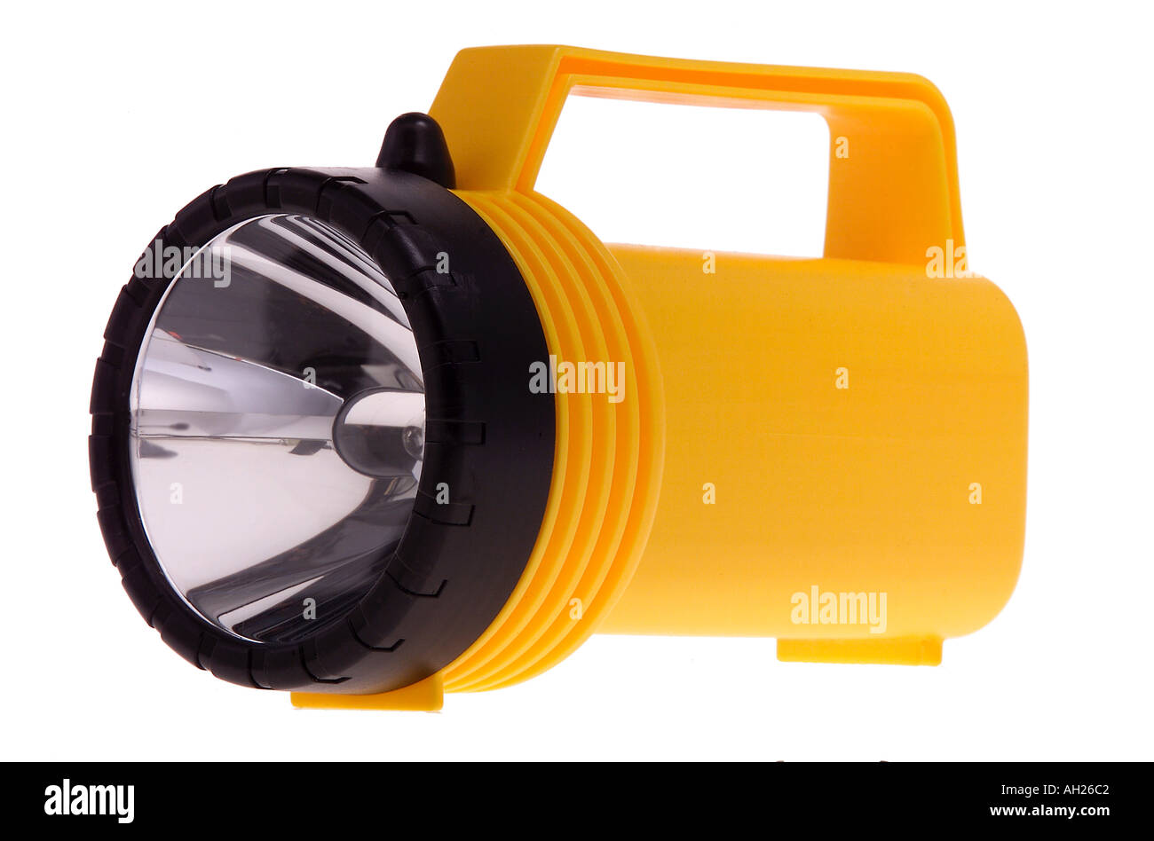 Giallo torcia in plastica Foto Stock