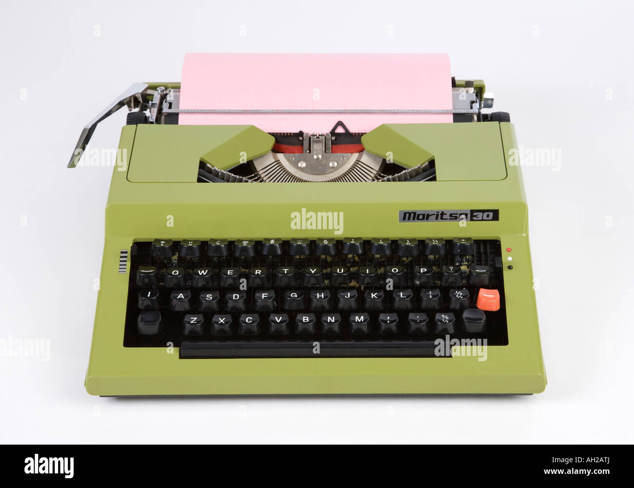 Negli anni Settanta i nastri inchiostratori per macchine da scrivere di stile Foto Stock