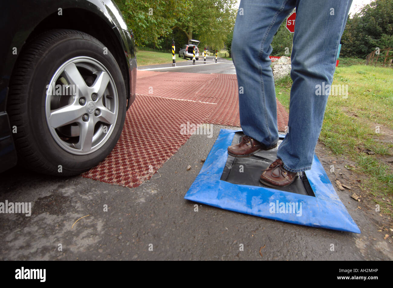 Afta precauzioni, Dorset, Gran Bretagna, Regno Unito Foto Stock